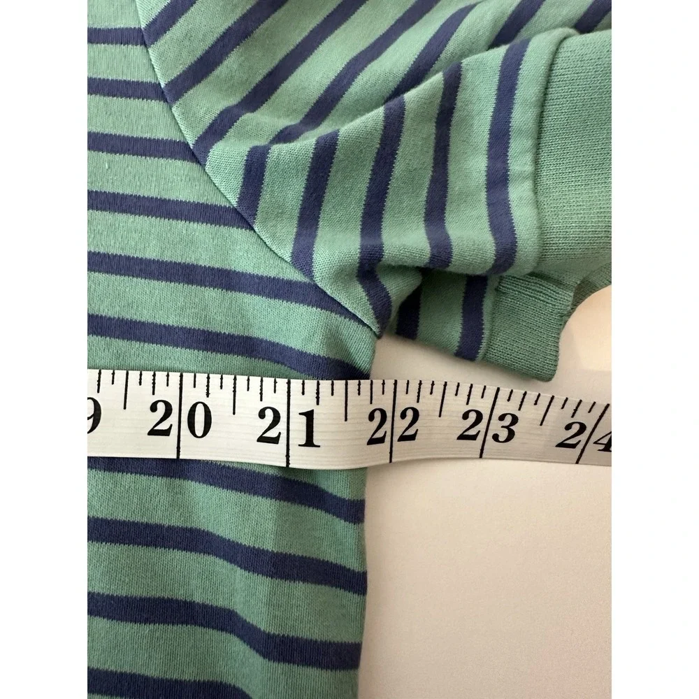 Polo Ralph Lauren Polo‎ Shirt Mens Large Pony Logo Seafoam Stripe Slim Fit Golf